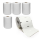 Kit com 5 Rolos de Etiqueta Adesiva Gôndola Papel Couchê 105x30