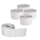 Kit com 5 Rolos de Etiqueta Adesiva BOPP Fosco 50x30